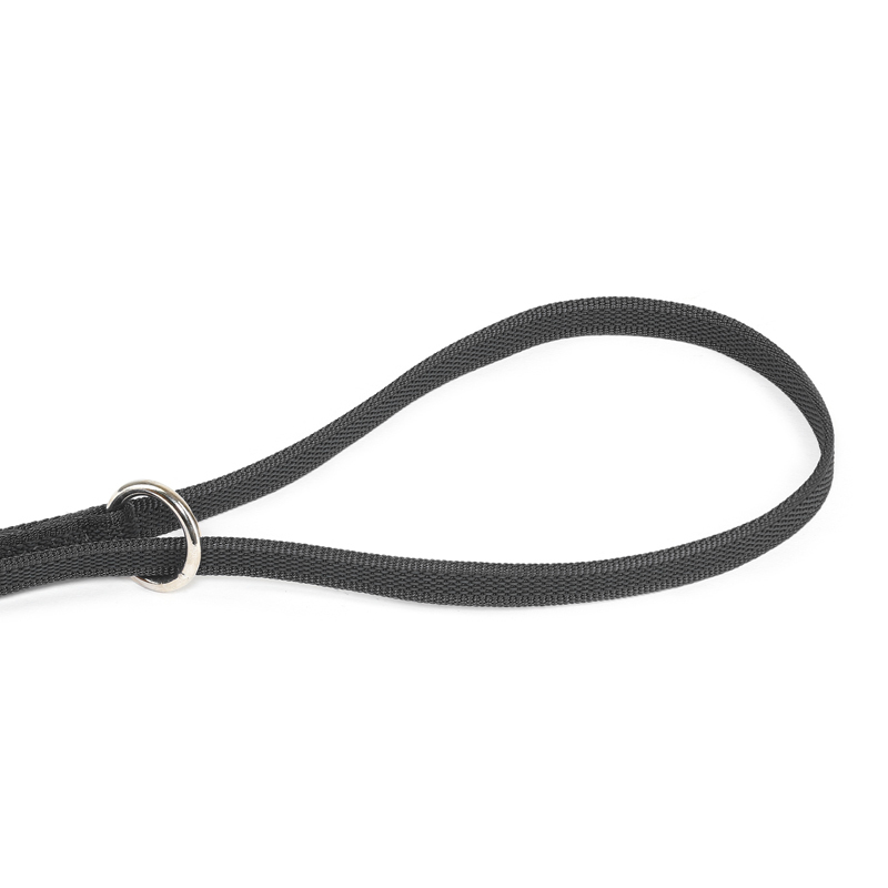 JULIUS-K9 Hundeleinen JULIUS-K9 Führleine verstärkt 14mm schwarz/ grau
