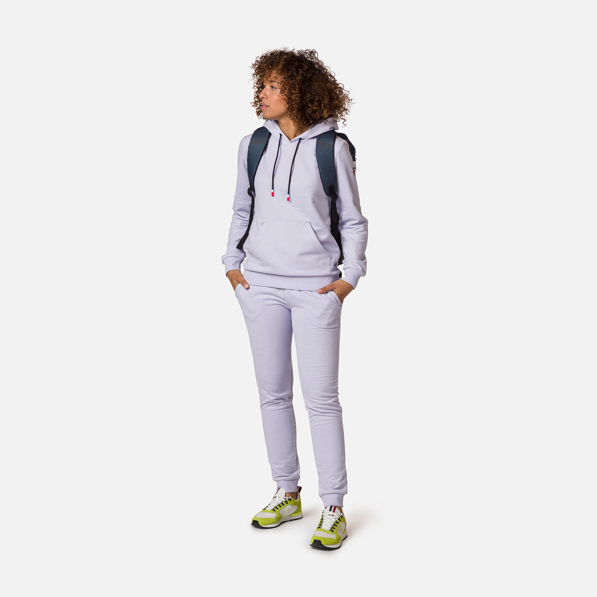 Pantalon en coton logo femme