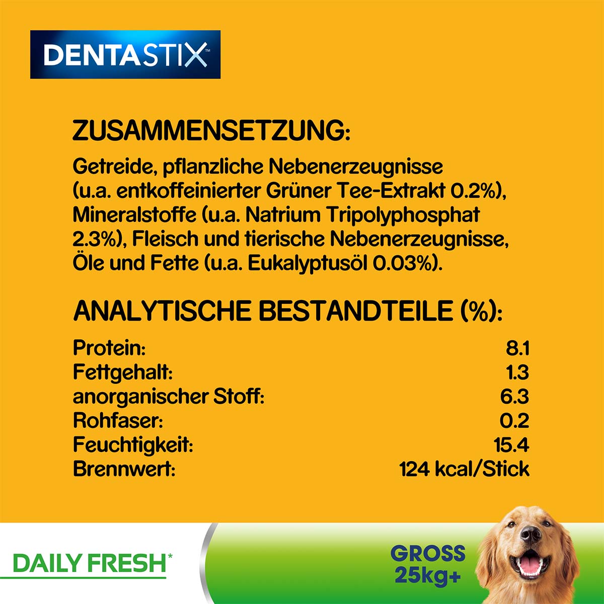 Pedigree DentaStix Daily Fresh für Große Hunde bei ZooRoyal
