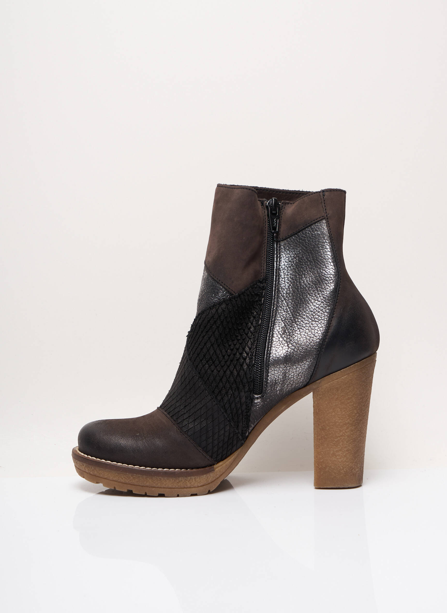 Paprika Bottines Femme couleur gris