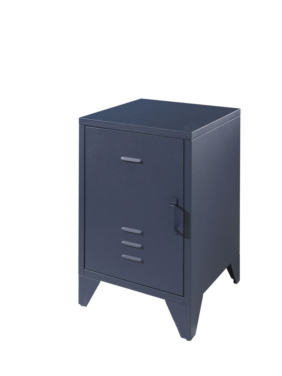 VIPACK BRONXX Nachtkonsole im Industrial-Look Blau matt