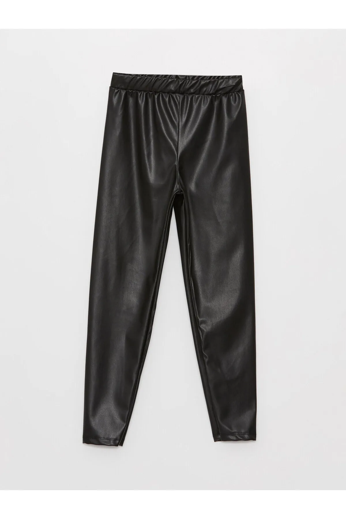 LC Waikiki  Mädchenhose in Lederoptik mit elastischem Bund