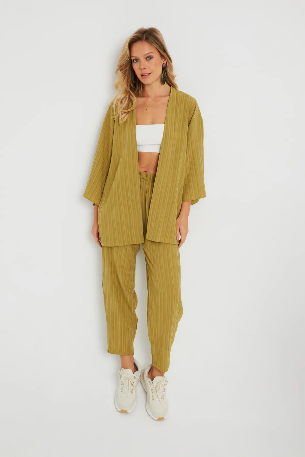 Cool & Sexy  Zweiteiler - Khaki - Regular Fit