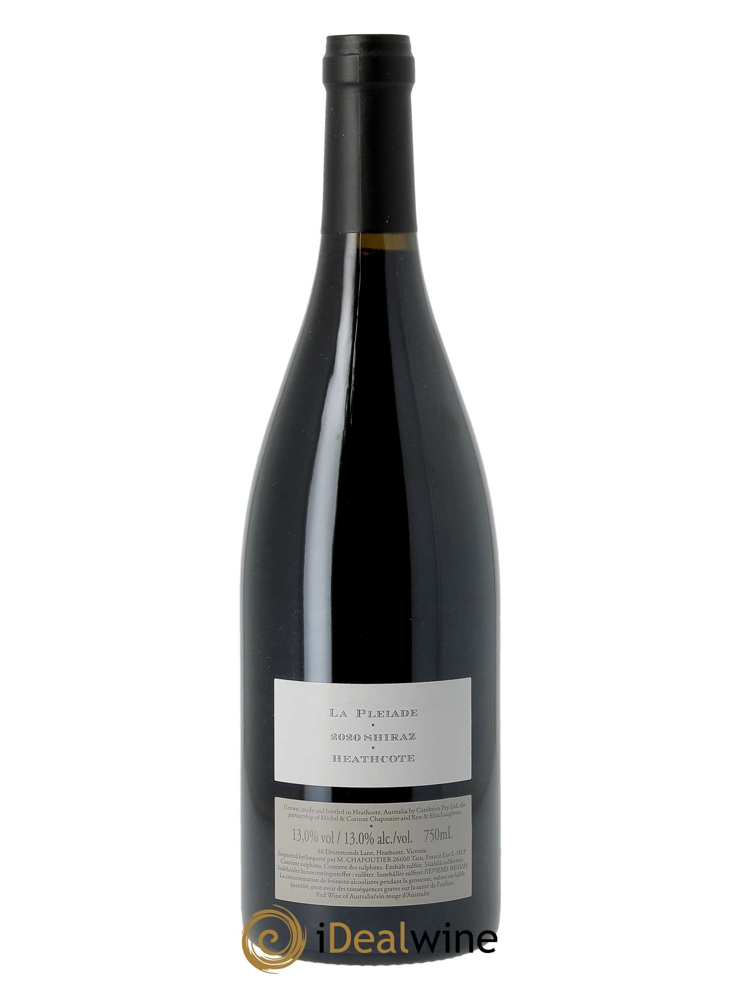 Australie Cambrien La Pleiade Chapoutier  2020 - Lot de 1 Bouteille