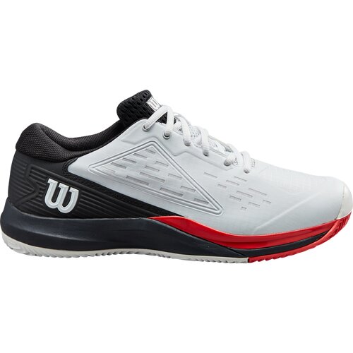 HERREN TENNISOUTDOORSCHUHE RUSH PRO ACE CLAY WH/BK/POPPY RED