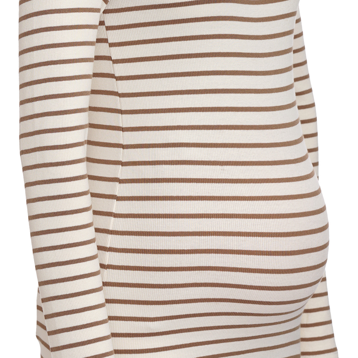 Damen Umstands-Langarmshirt im Streifen-Look