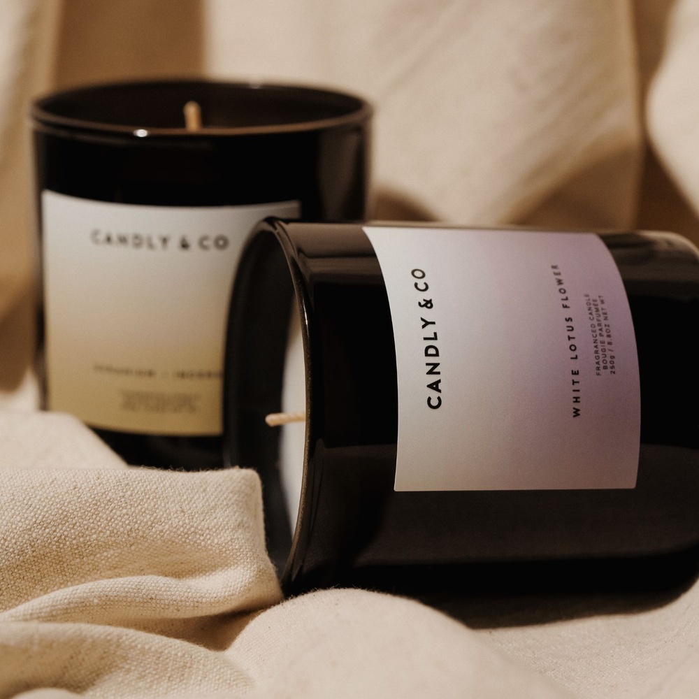 candly&co Bougie No.8 Fleur de Lotus Blanc / Musc Bougie