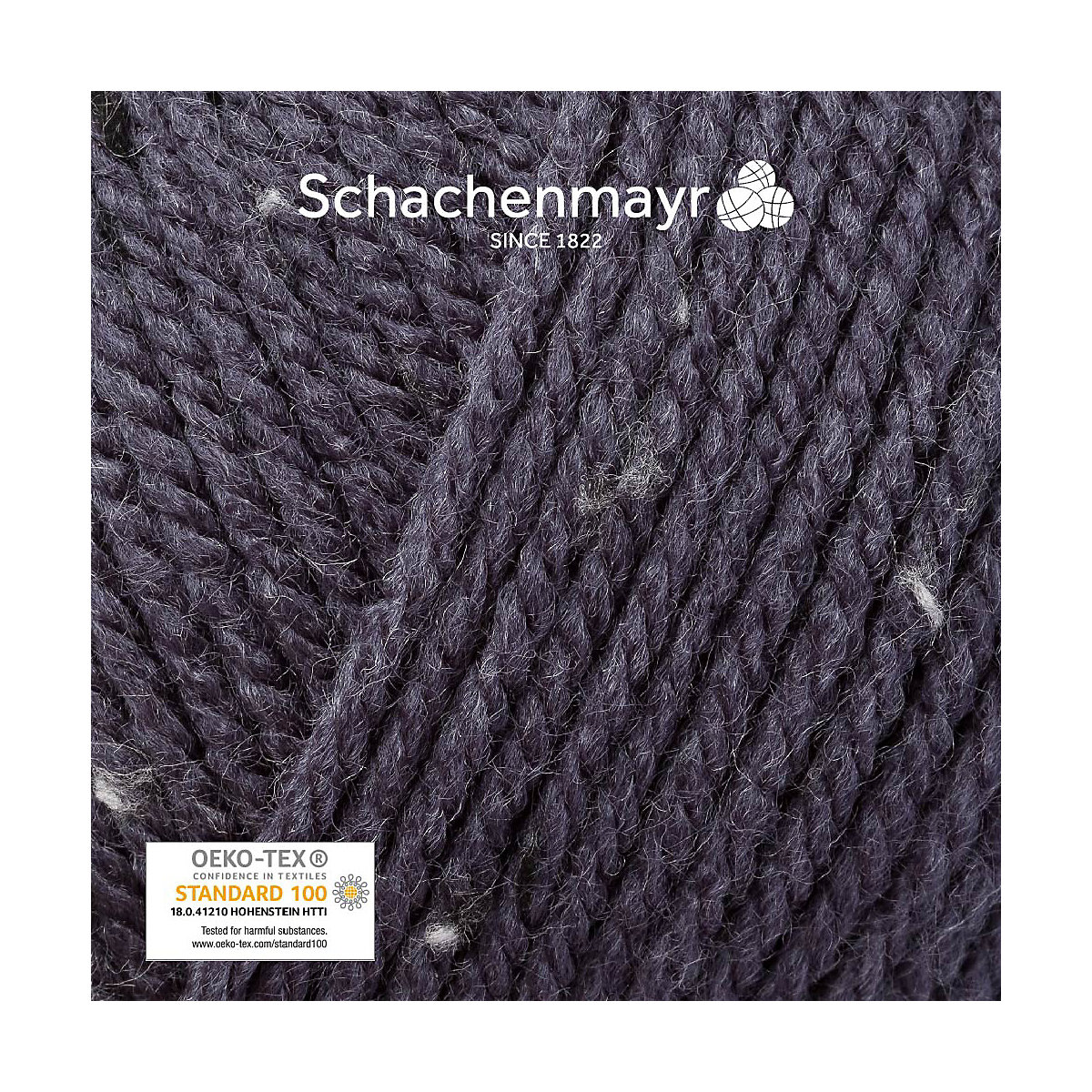 Handstrickgarne Bravo, 50g Graublau Tweed