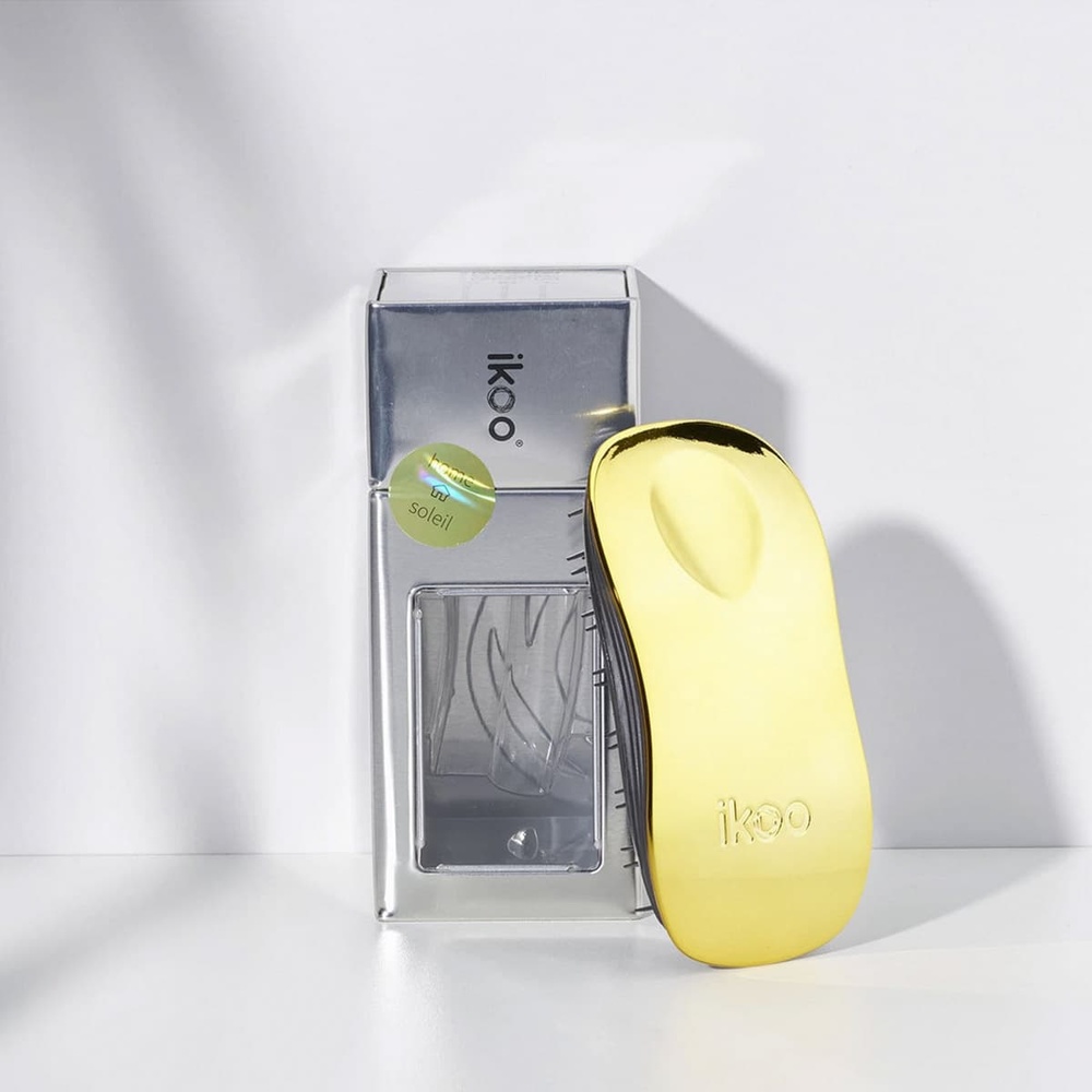 ikoo Brosse Démêlante ikoo Metallic - Home -Soleil Brosse cheveux