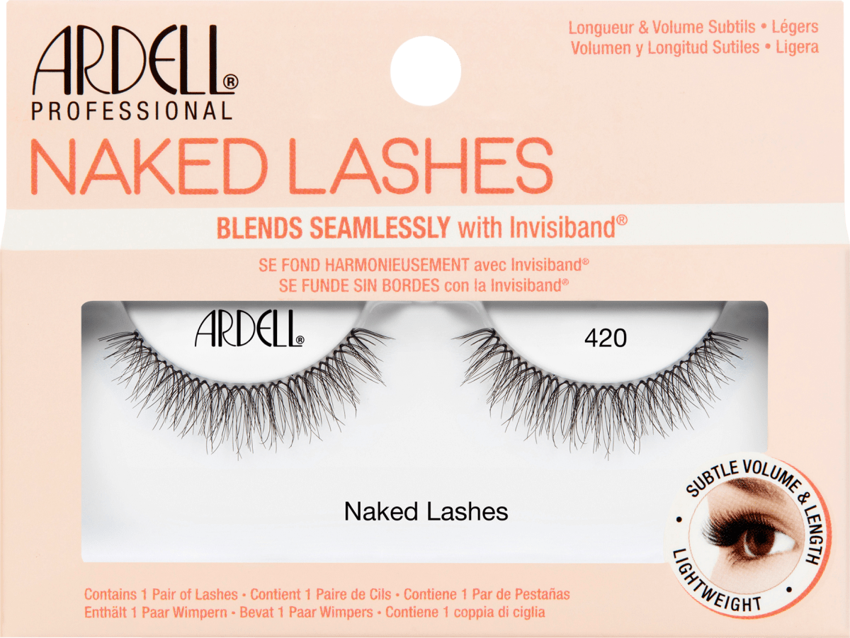 Künstliche Wimpern 420 Naked Lashes (1 Paar), 2 St