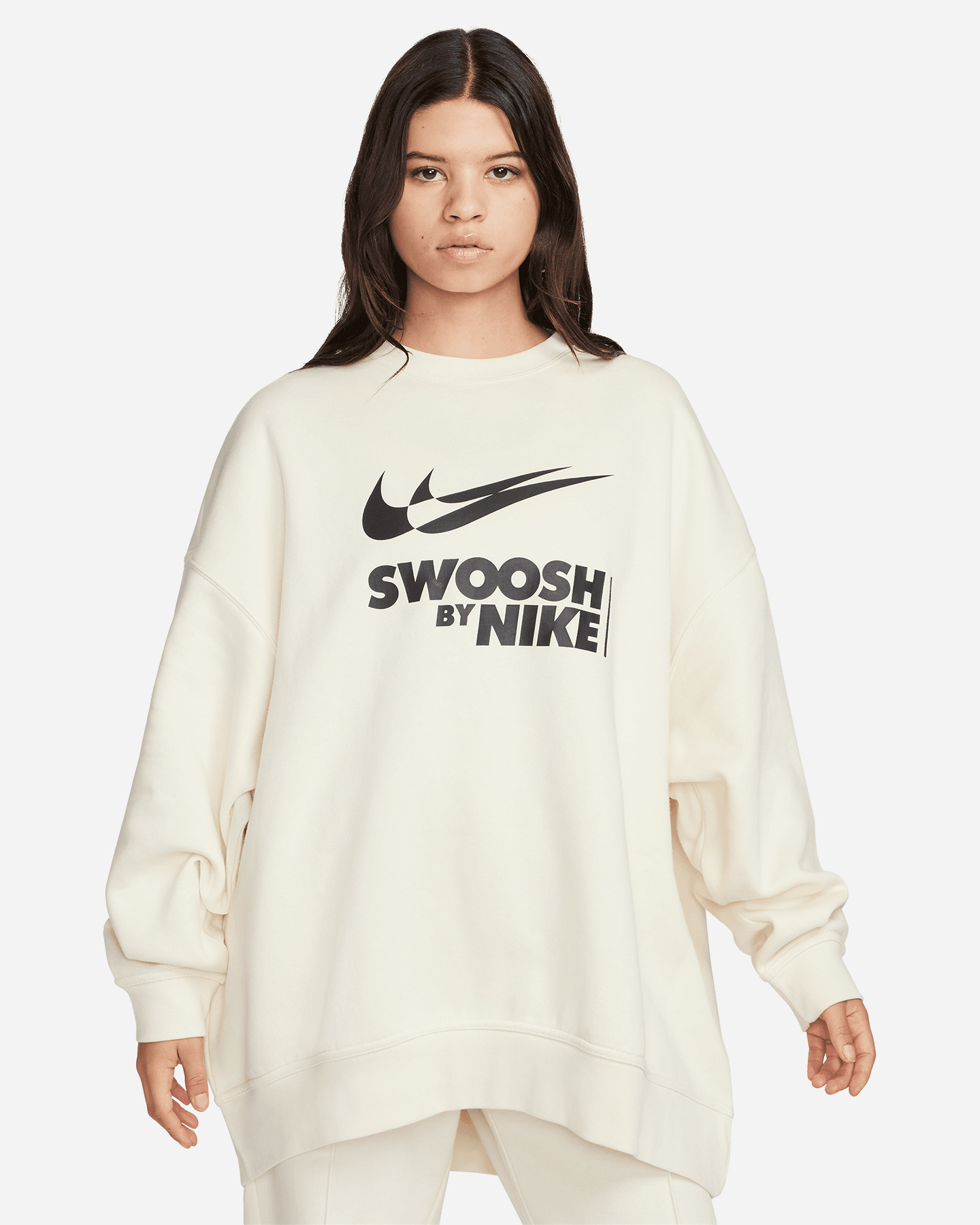Felpa Nike Swoosh Big Logo W FZ4631-113