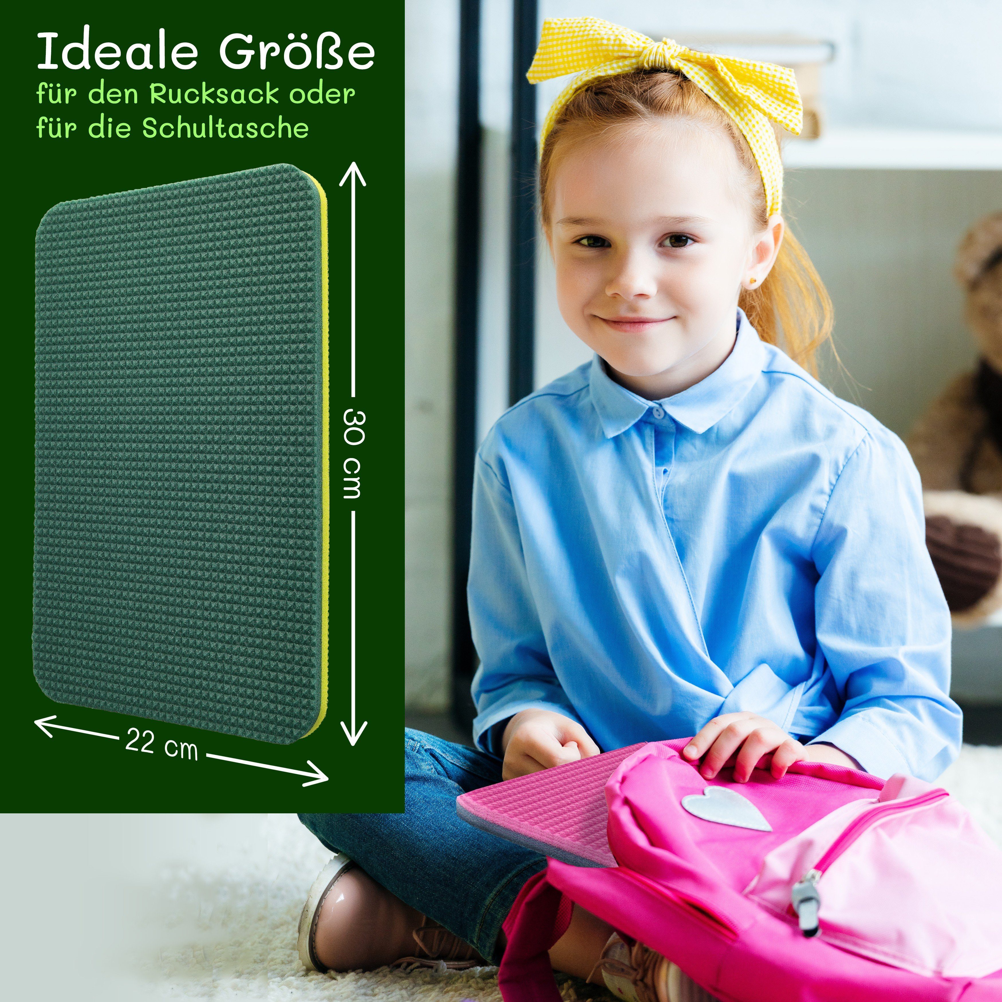 Yate Thermositzkissen Yate Set 10 Sitzkissen 30 x 22cm Schaumstoff Sitzunterlage, Wasserdicht, Schmutzabweisend