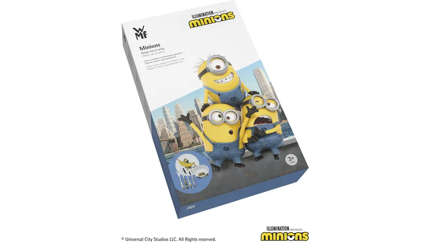 WMF Kindergeschirr-Set Minions 6-tlg.