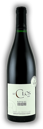Domaine Boudau, Côtes du Roussillon, Grenache Noir, Syrah, Le Clos Rouge AOP, 2021, Süd-Frankreich  Domaine Boudau, Côtes du Roussillon, Grenache Noir, Syrah, Le Clos Rouge AOP, 2021, Süd-Frankreich  Ein geschmeidiger, strukturierter Wein. Jahrgang 2