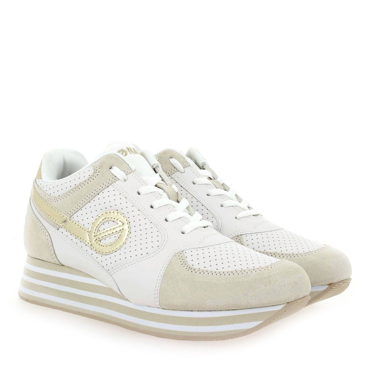 No Name  PARKO JOGGER E23 - Blanc Doré