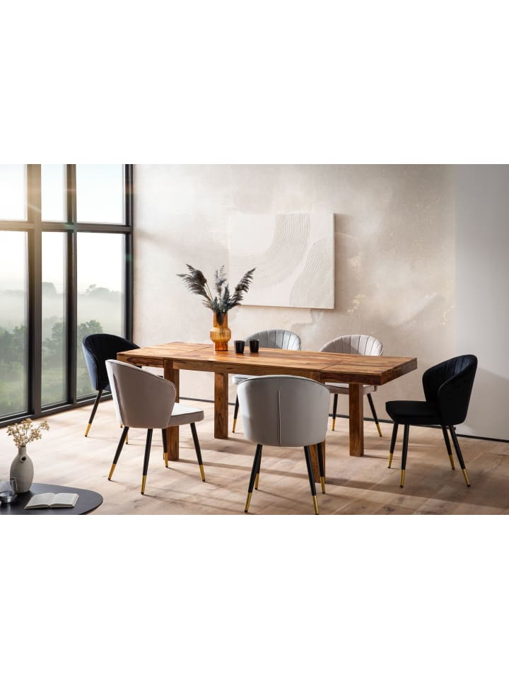 KADIMA DESIGN Esszimmertisch 120 - 200 cm Massivholz Zeitlos, Küchentisch günstig kaufen onesize