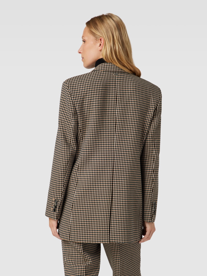 Blazer mit Karomuster Modell 'Jekira' in beige