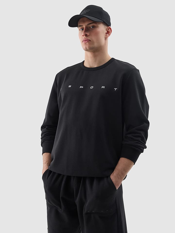 4F Sweatshirt in Schwarz günstig kaufen