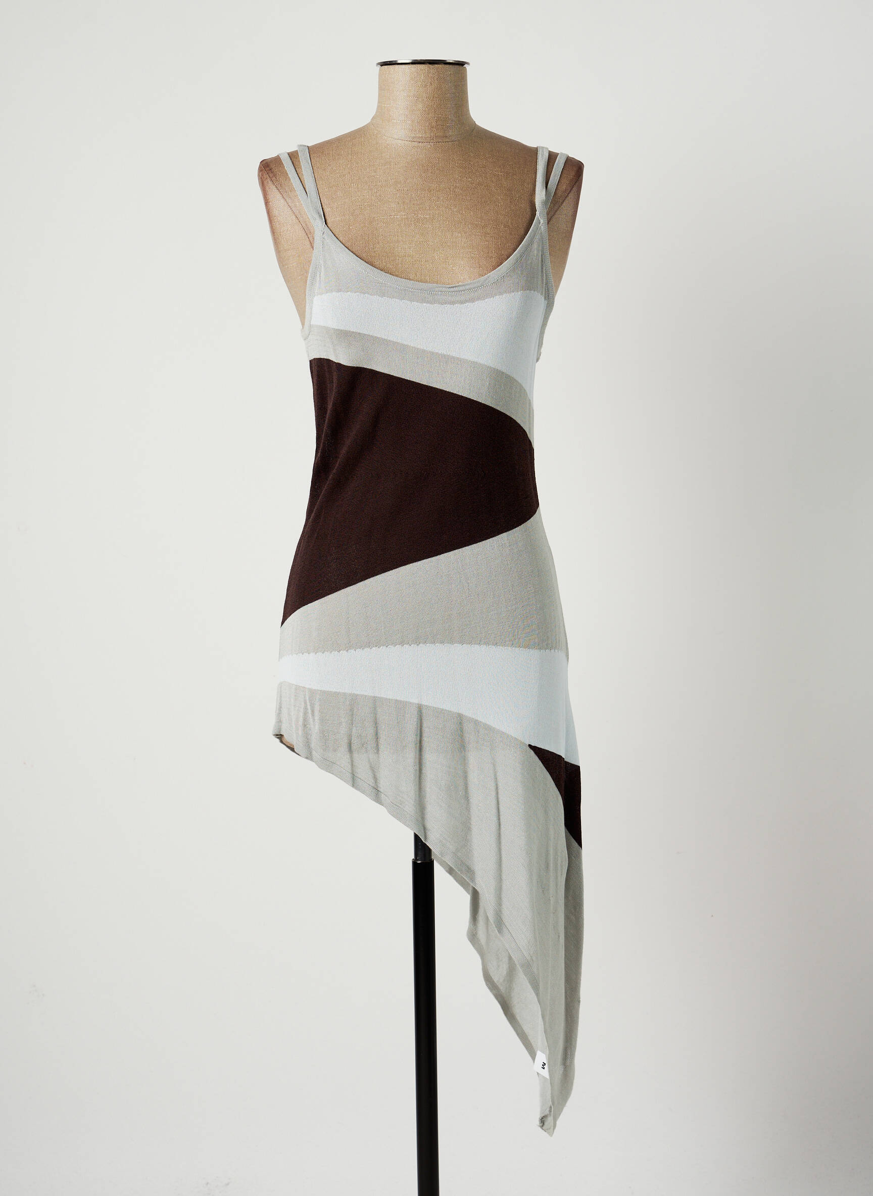 Lauren Vidal Tuniquemanchelongue Femme couleur gris