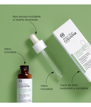 Collistar Attivi Puri Salicylic Acid + Succinic Acid Drops Gesichtsserum-30 ml