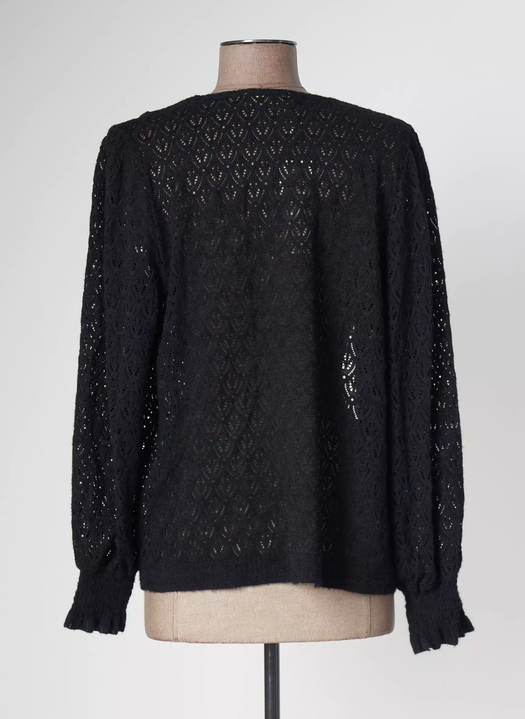 Peace N Love Cardigans Femme couleur noir