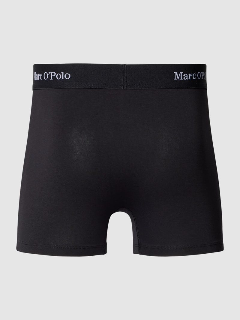 Trunks mit elastischem Logo-Bund im 3er-Pack in schwarz