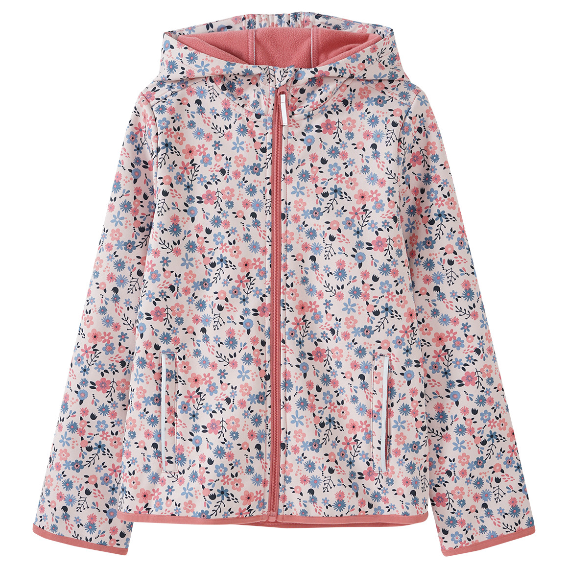 Mädchen Softshelljacke mit Kapuze