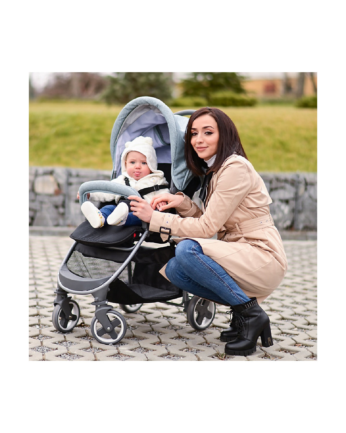 Kinderwagen Martina, Fußabdeckung Buggys