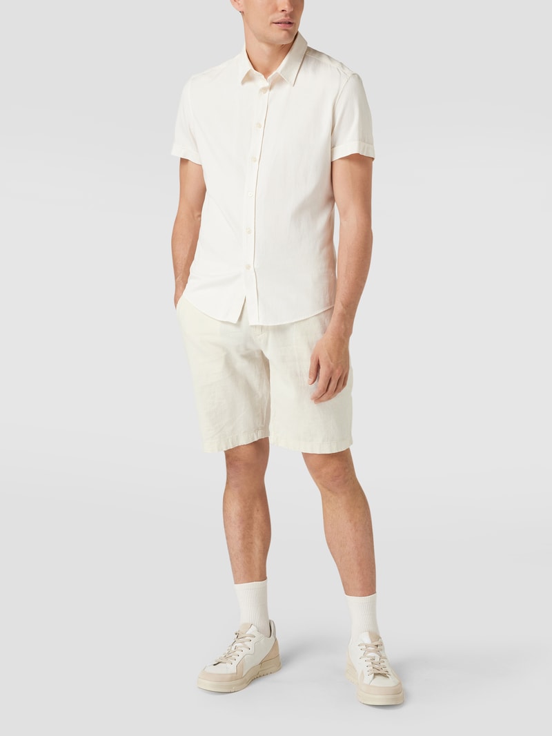Shorts mit elastischem Bund in kitt