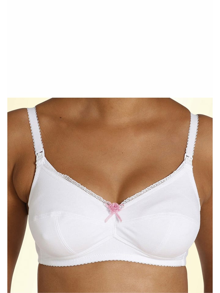 PETITE FLEUR Still-BH in flieder weiß günstig kaufen