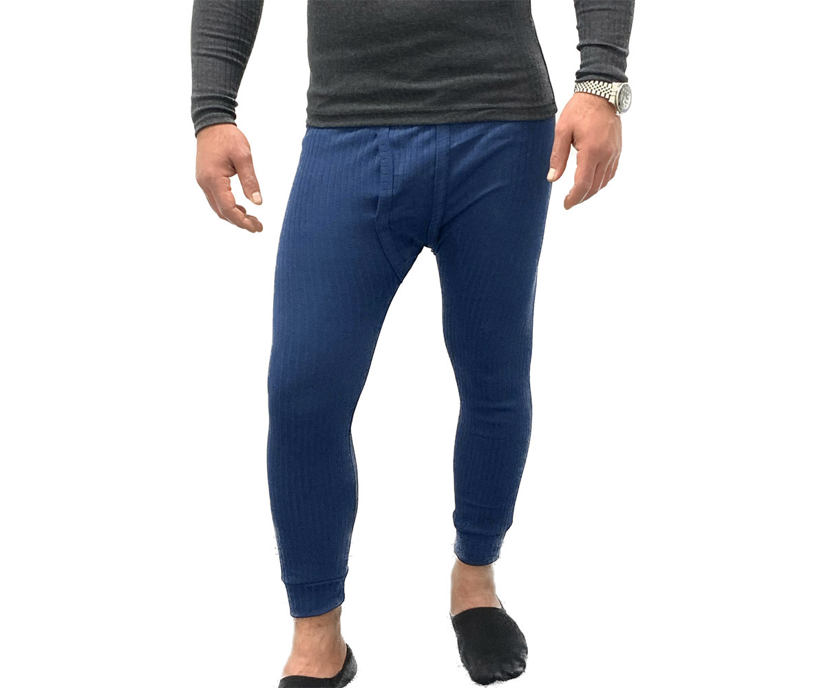 trends4cents warme lange Thermo-Unterhose für Herren Gr. XXL in Blau Garcia Pescara