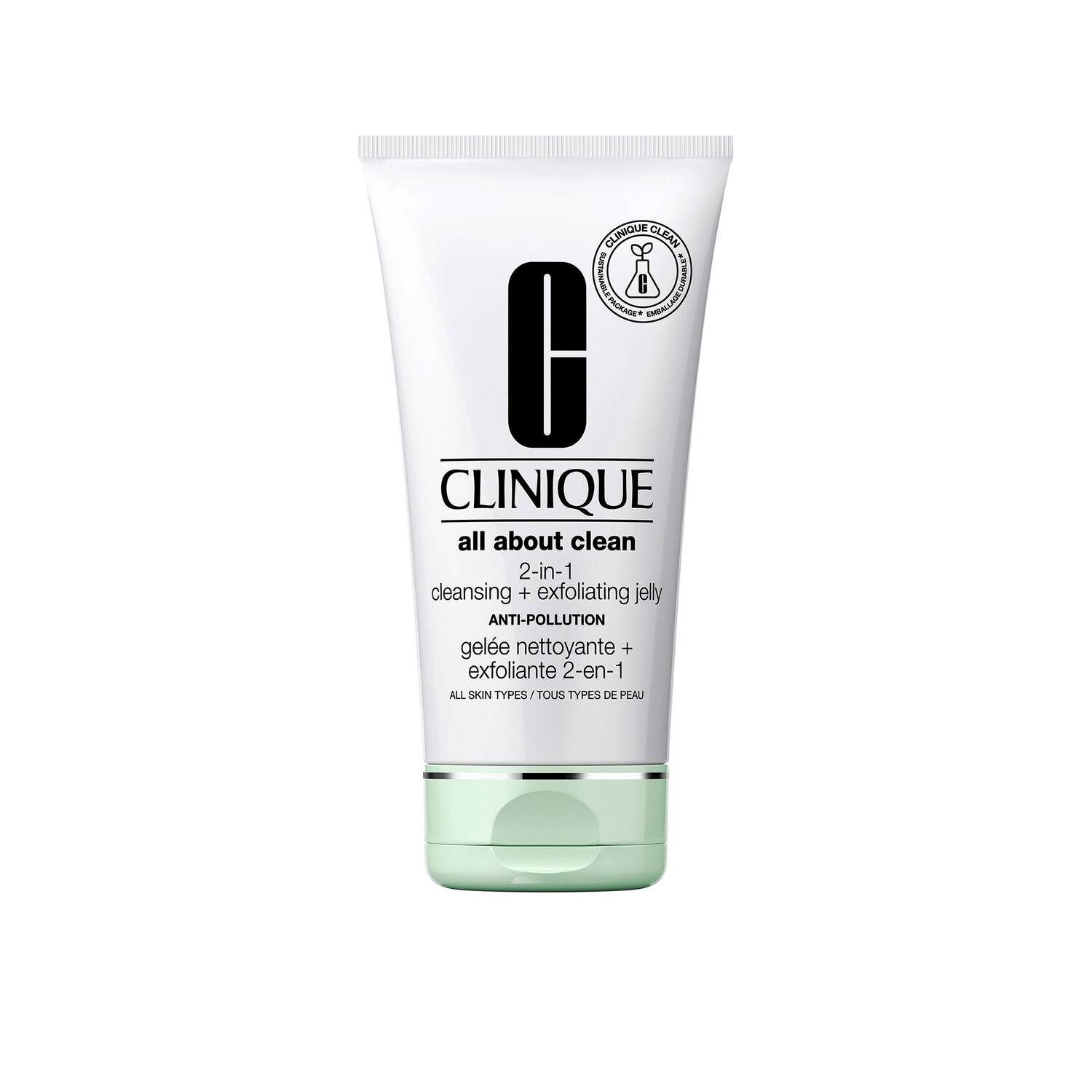 Clinique All About Clean Gelée 2-en-1 Nettoyante + Exfoliante 150 ml