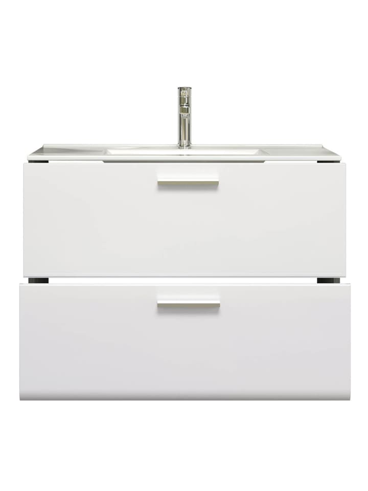 ebuy24 Waschbeckenunterschrank Riva Weiß 82 x 47 cm günstig kaufen onesize