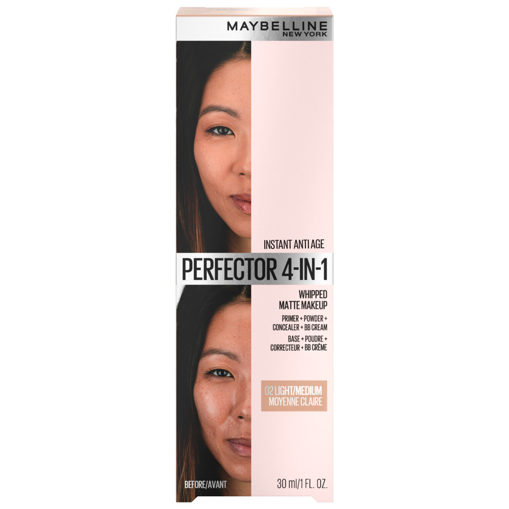 Maybelline New York Perfecteur de teint matifiant 4-en-1 INSTANT ANTI AGE PERFECTOR 02 LIGHT Medium Perfecteur de teint matifiant 4-en-1