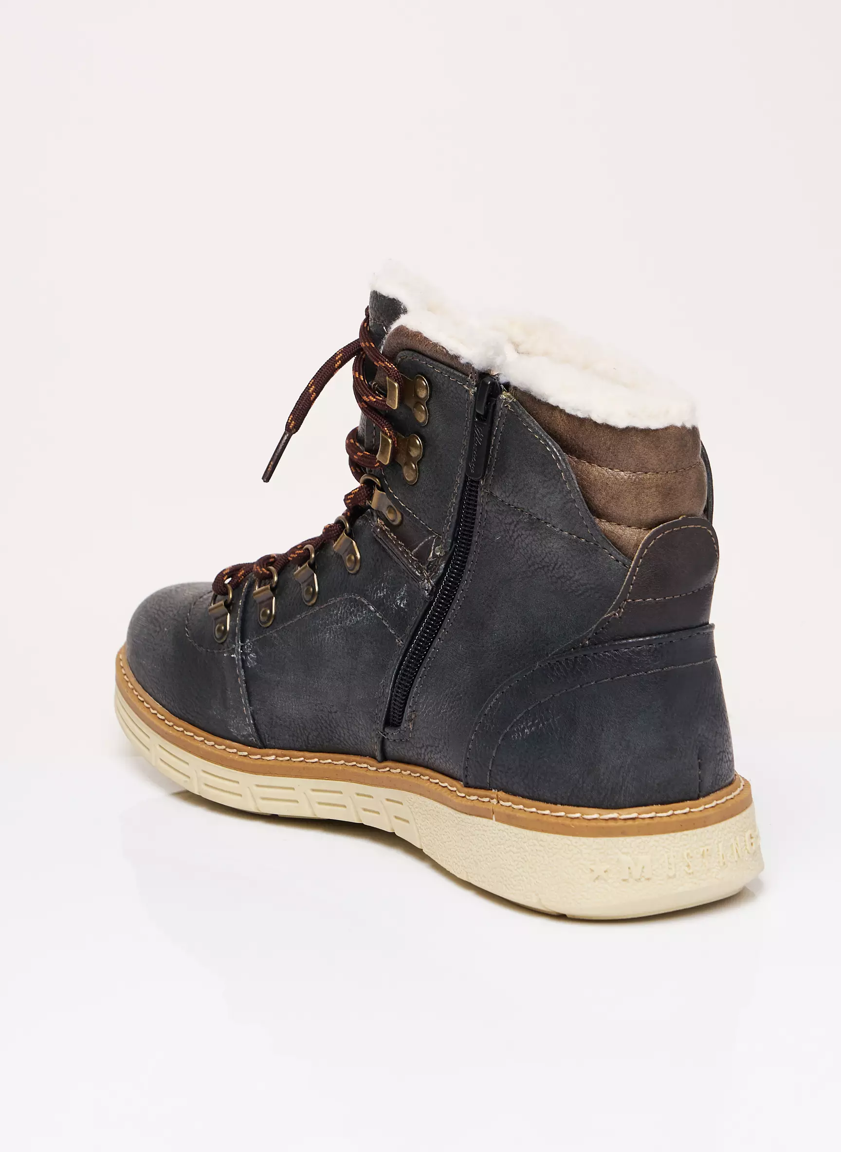 Mustang Bottines Homme couleur gris