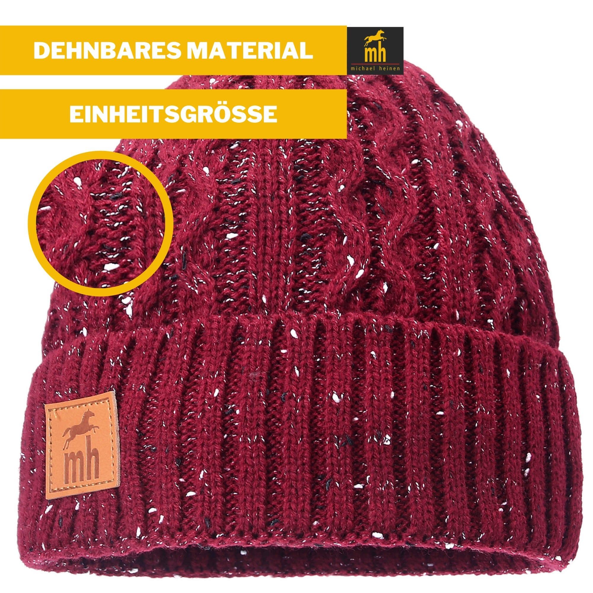 Michael Heinen Strickmütze Damen warm, modisch und kuschelig