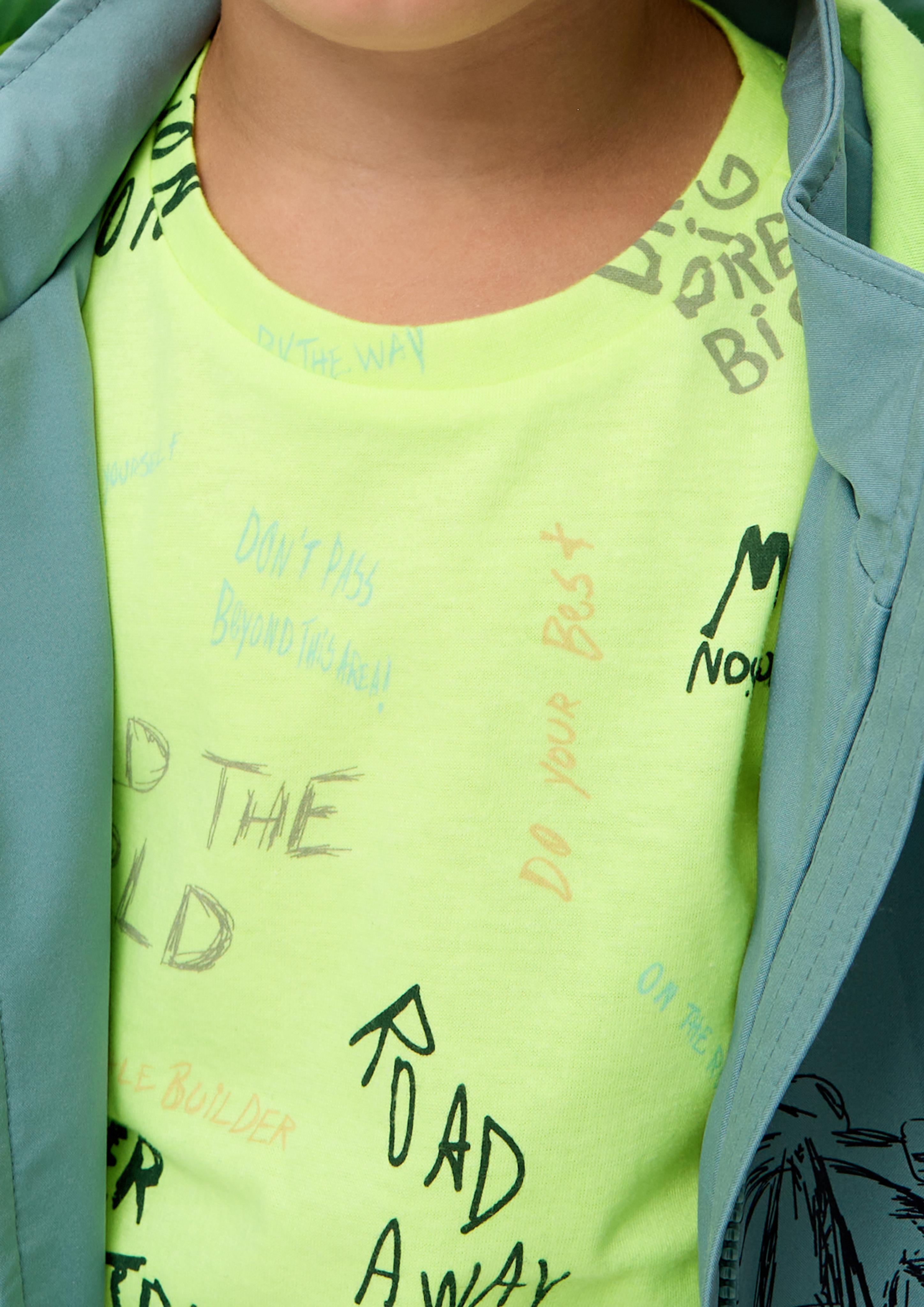 T-Shirt mit All-over-Print  2140421-00A1