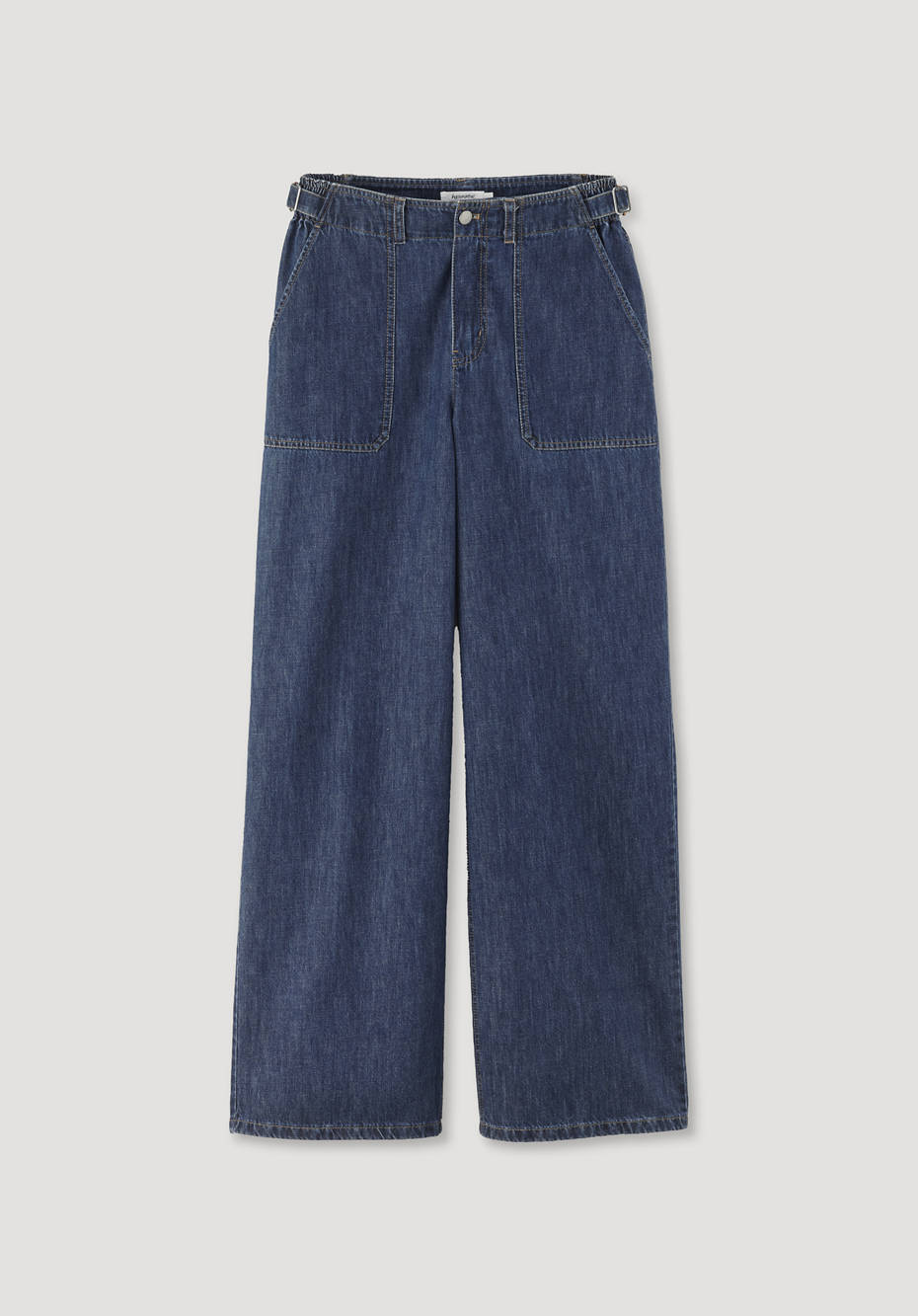 Jeans ALVA Mid Rise Wide Leg aus Bio-Denim mit Kapok