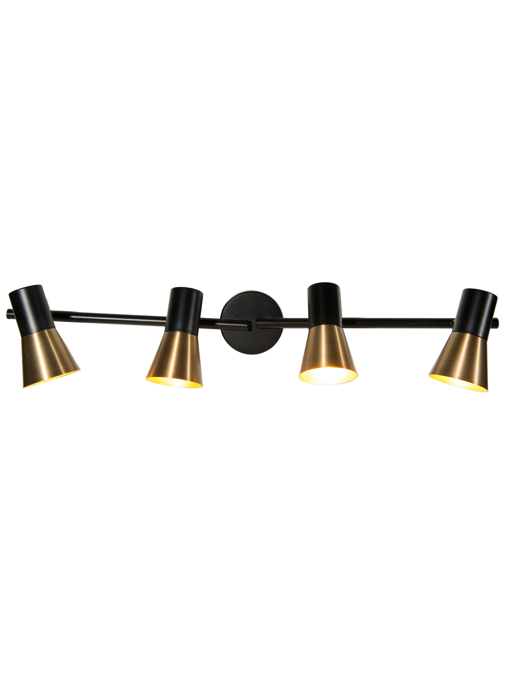 Escat Deckenleuchte, Satin Brass/Schwarz