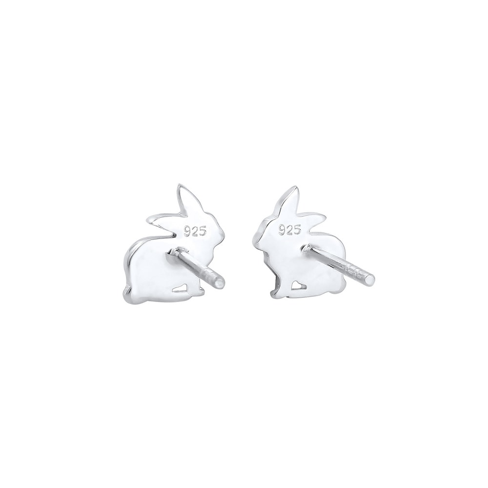 Elli Elli Boucles d'Oreilles Lapin Animal Doux Boucles d'oreilles Enfants  (925/1000)  Boucles d'oreilles