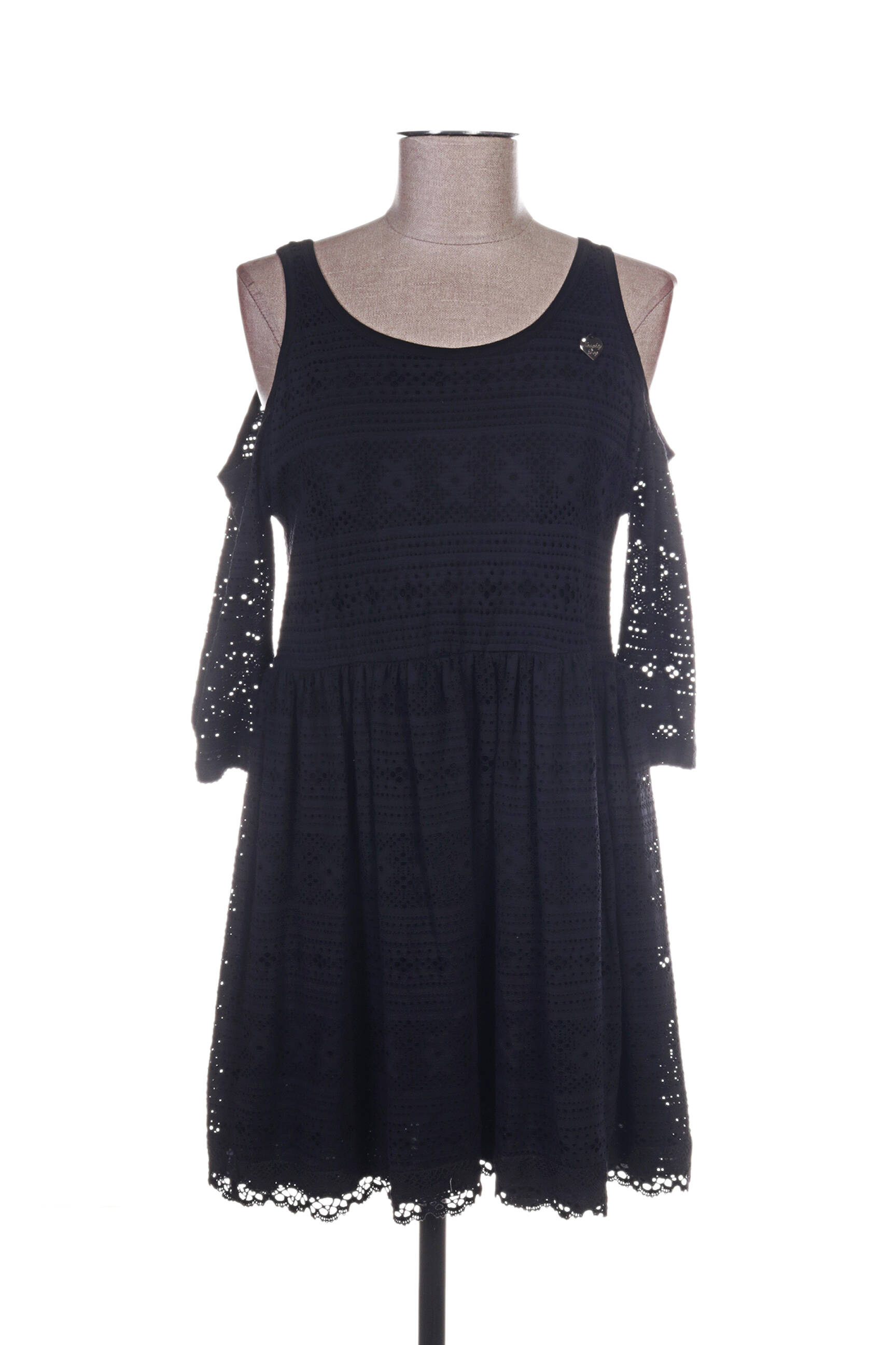 Naughty Dog Tuniquemanchelongue Femme couleur noir