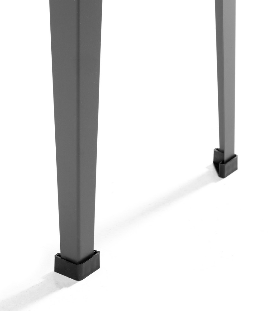 Powertec Garden Metall-Hochbeet, ca. 100 x 40 x 80 cm - Anthrazit