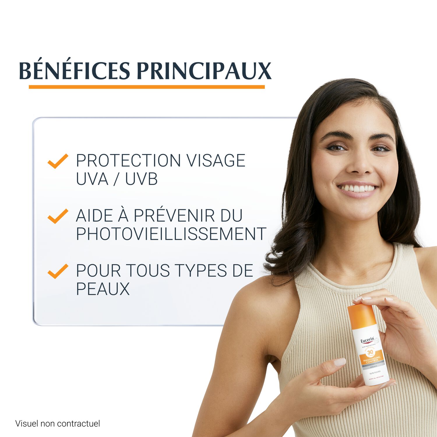 Eucerin Sun Photoaging Control SPF50 Protection Solaire Fluide Anti-Age