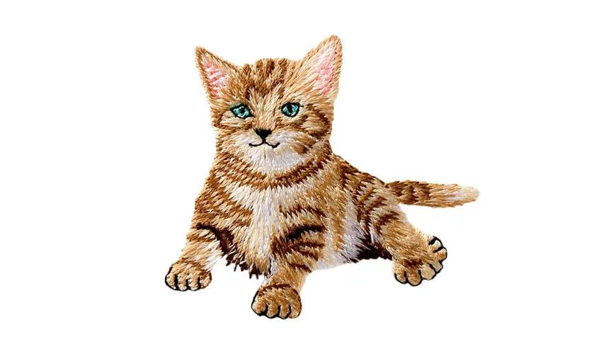 Mono Quick Bügelmotiv Babykatze