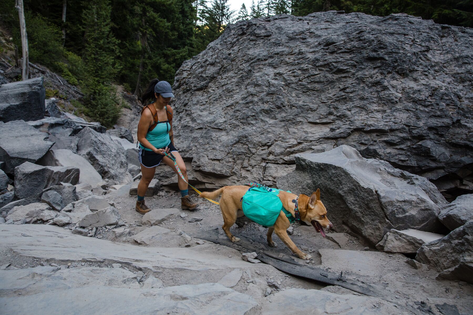 Ruffwear Hundeleinen Ruffwear Flat Out™ Leine orangenrot