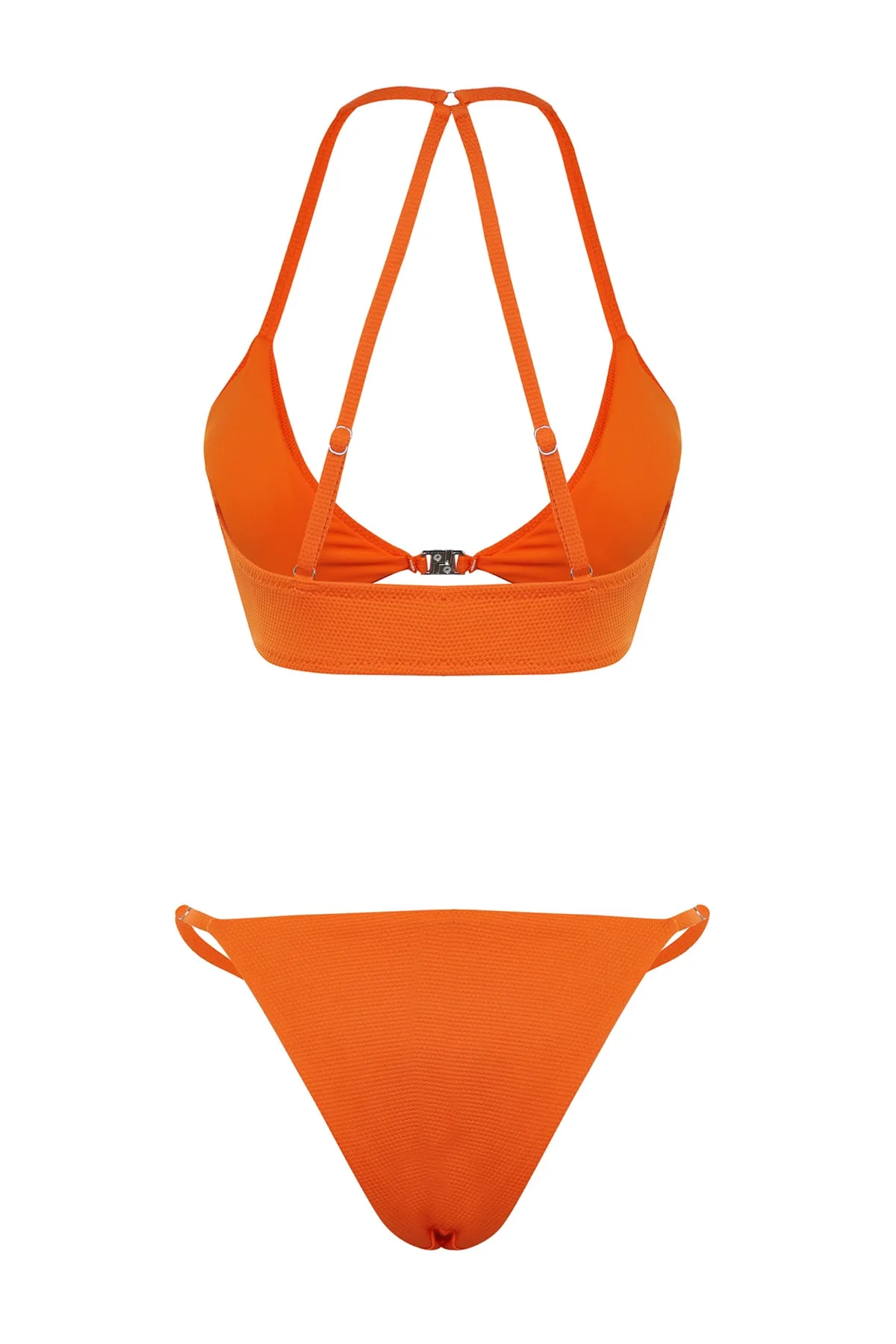 Trendyol Collection  Bikini-Set - Orange - Strukturiert