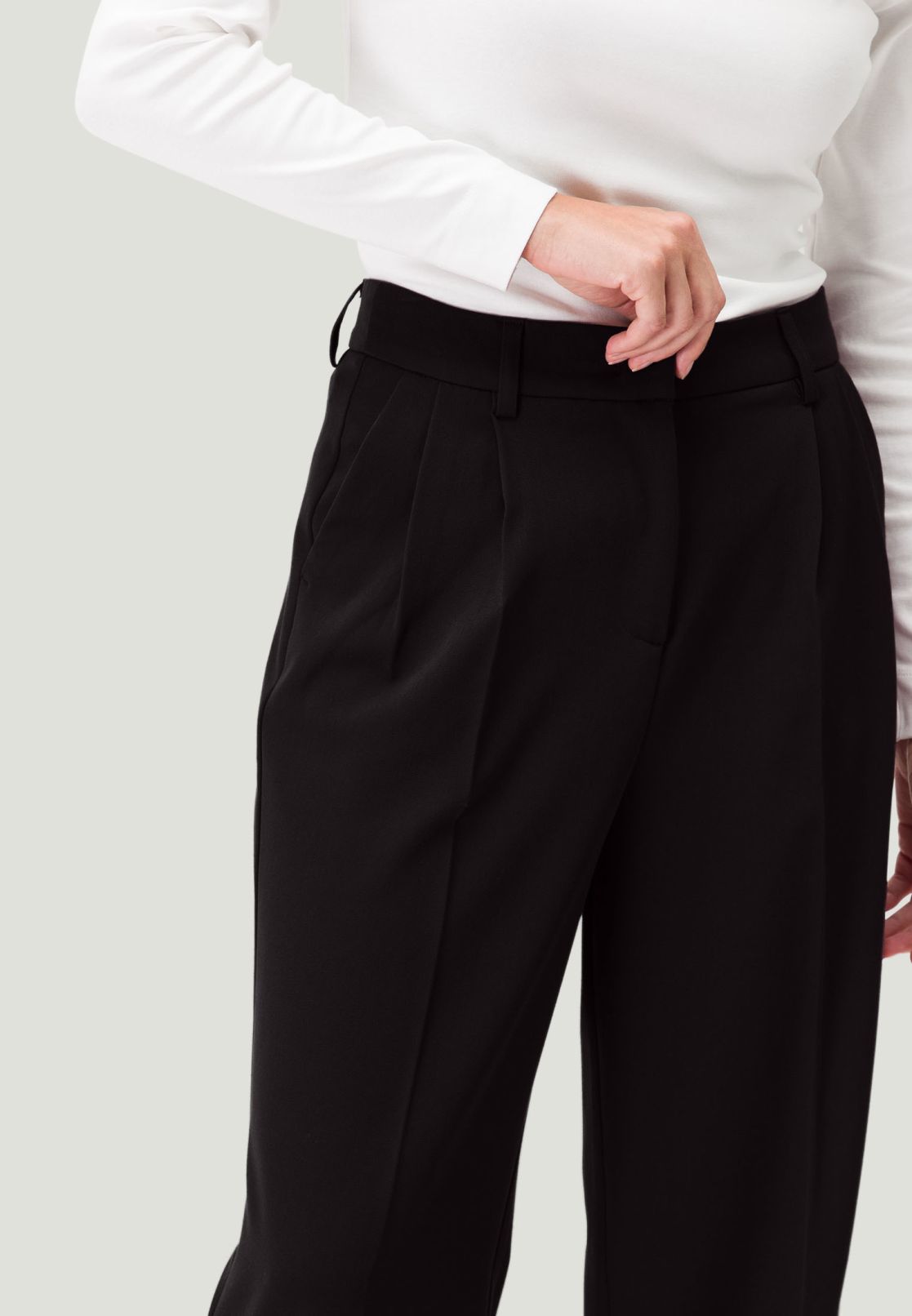 Hose Wide Leg mit Bügelfalte 30 Inch