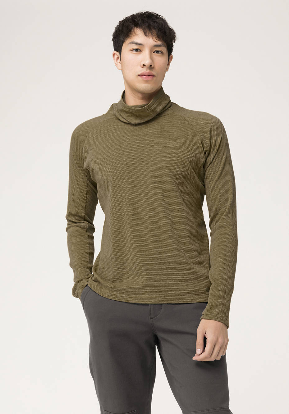 Performance-Shirt aus Bio-Merinowolle mit Bio-Baumwolle