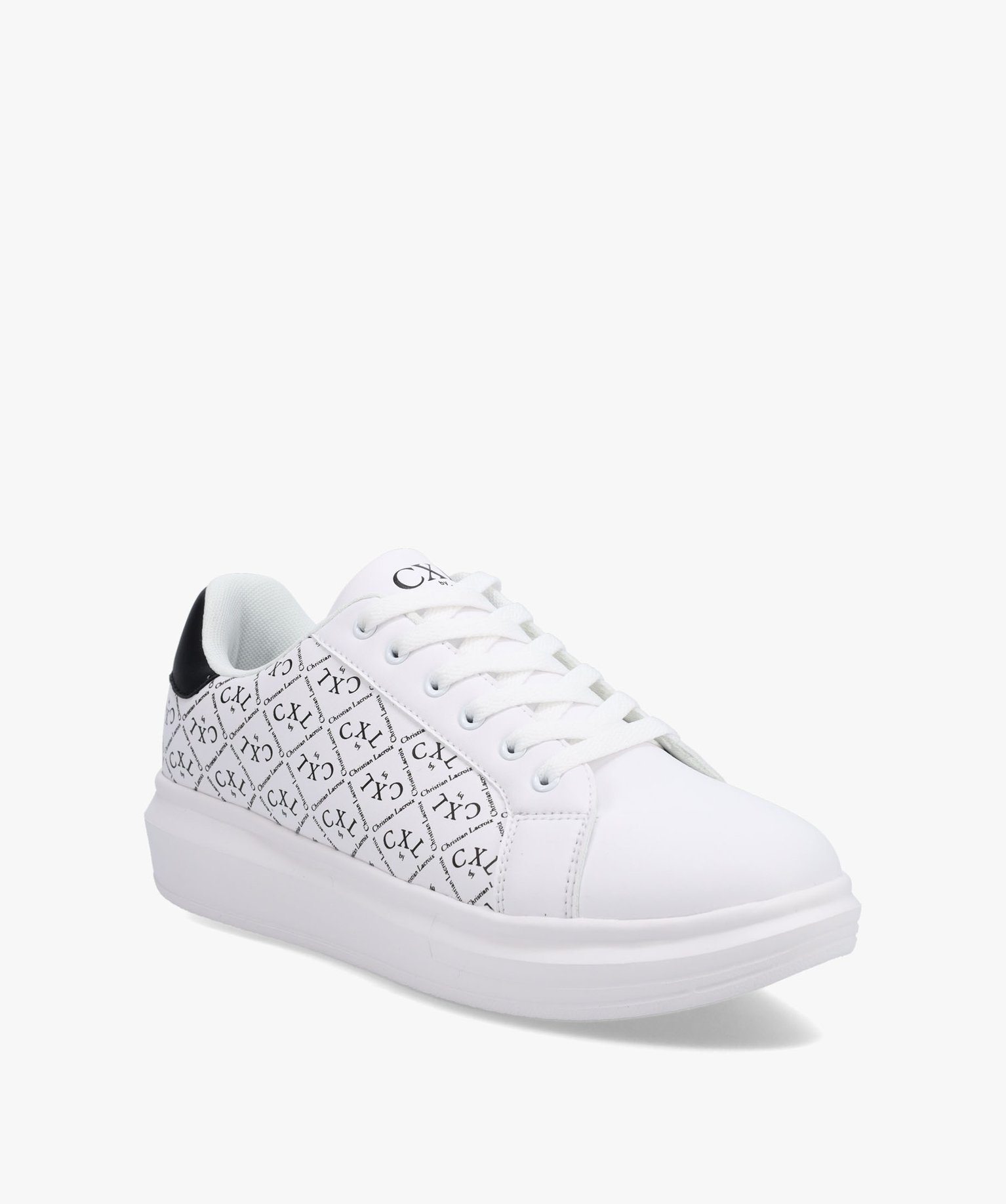 Baskets homme imprimées à semelle plateforme – CXL by Ch... blanc | GEMO