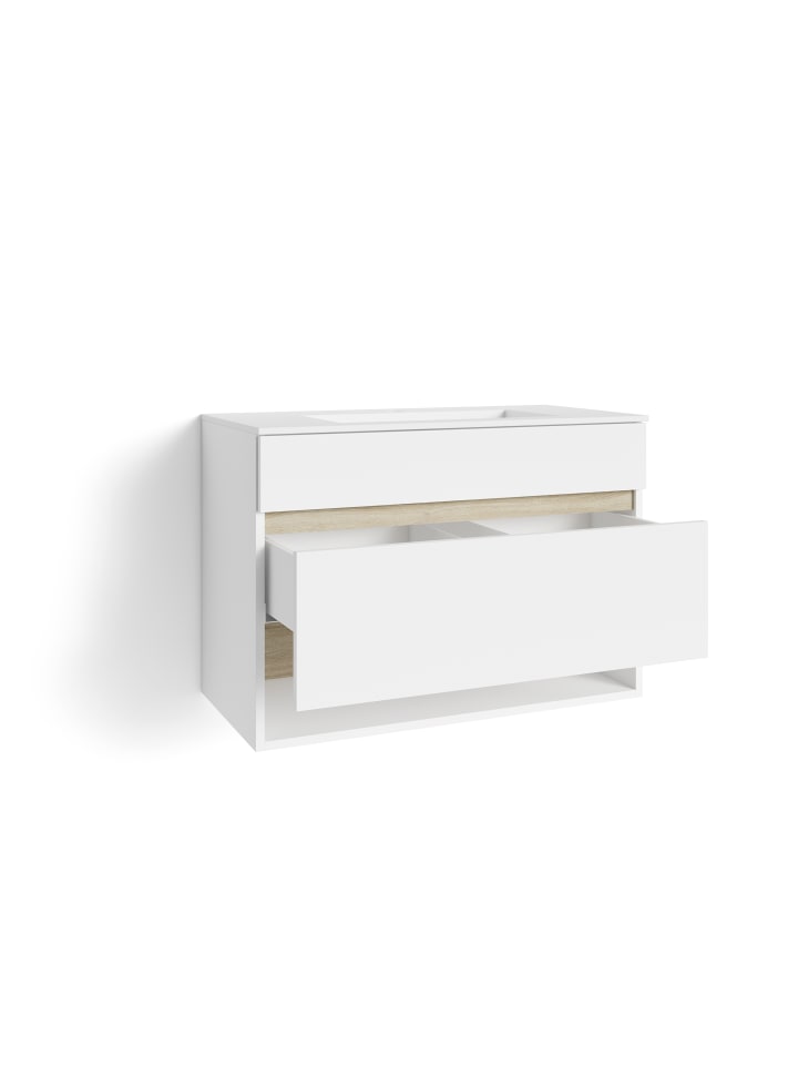byLiving Waschtisch Marino in Weiß - (B) 80 x (H) 56 x (T) 40 cm günstig kaufen onesize